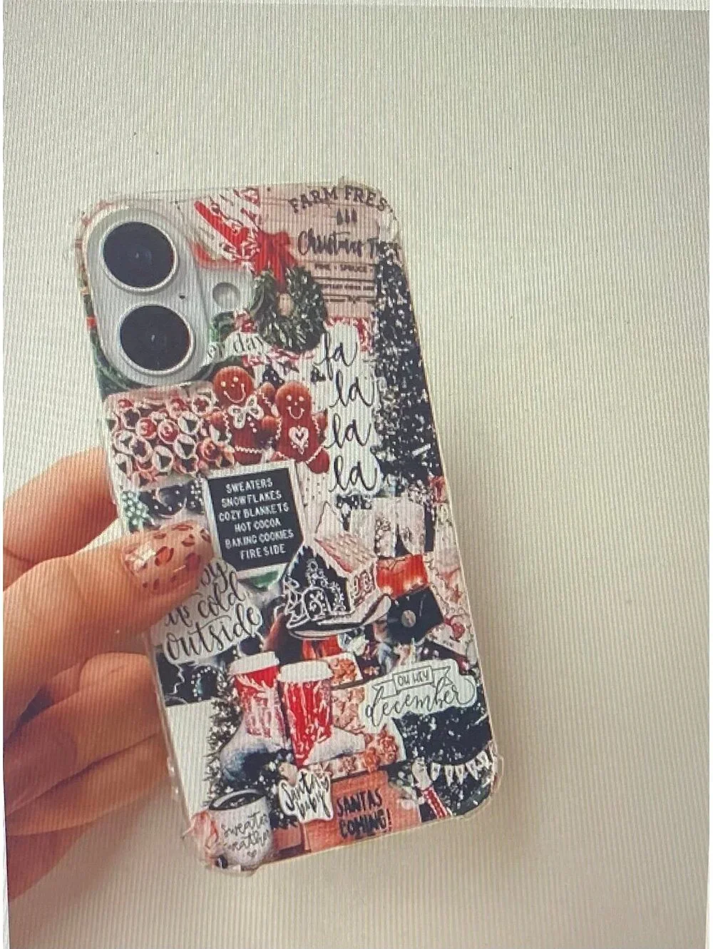 Oubliert Aesthetic Christmas Collage Case for iPhone 17